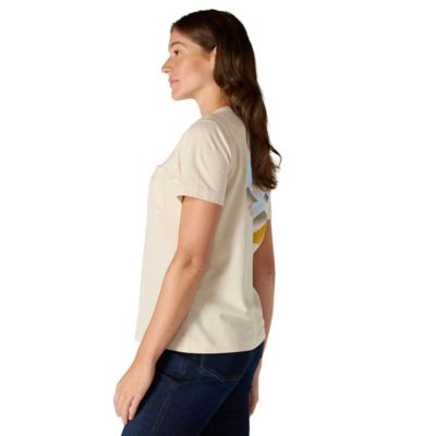 Image showing  Women's Relaxed Fit Lightweight Short-Sleeve Pocket Graphic-C T-Shirt