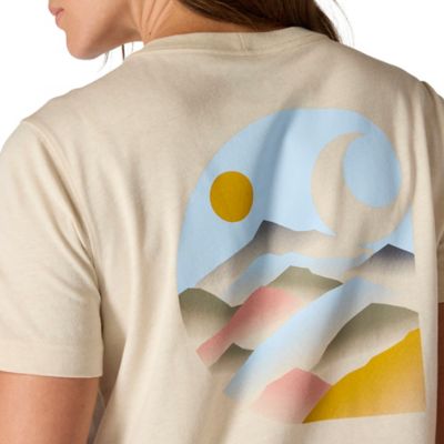 Image showing  Women's Relaxed Fit Lightweight Short-Sleeve Pocket Graphic-C T-Shirt
