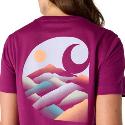 Image showing  Women's Relaxed Fit Lightweight Short-Sleeve Pocket Graphic-C T-Shirt