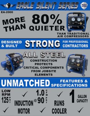 Image showing  Silent Series .75HP Hot Dog Compressor