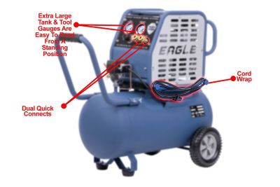 Image showing  2 HP Silent Series Portable Compressor