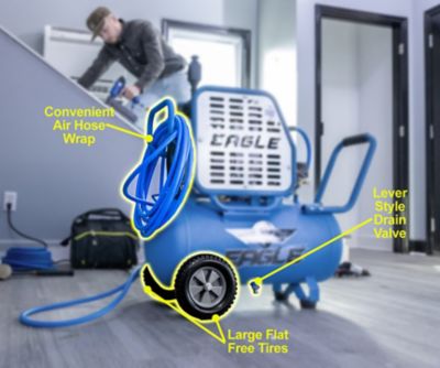 Image showing 7 th Eagle 2 hp Silent Series Portable Compressor