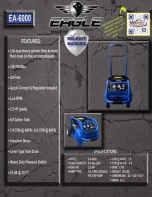 Image showing  Silent Series 2.5HP Hot Dog Compressor