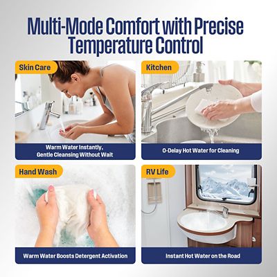 Image showing  Apolo 2.5 gal. Mini Tank Water Heater, 1440W, 120V