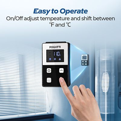 Image showing 6 th Fogatti RV Tankless Water Heater Without Door, 2.5-GPM 48,000-BTU, Instashower 7