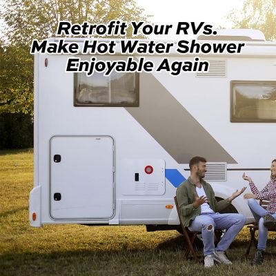 Image showing 5 th Fogatti RV Tankless Water Heater 15 x 18in. White Door Only