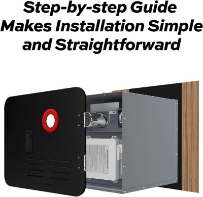 Image showing  RV Tankless Water Heater 15 in. x 18 in. Black Door Only