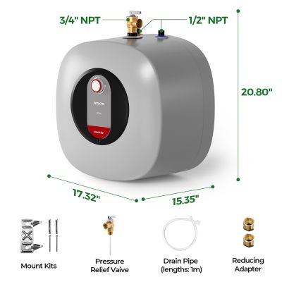 Image showing  8 Gal. Mini Tank Water Heater, 1,440W, 120V