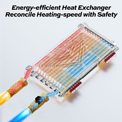 Image showing 6 th Mizudo 11000W Electric Tankless Water Heater Undersink, 240V, 46A