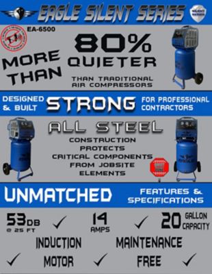 Image showing 5 th Eagle Silent Series 2.5HP Silent Compressor