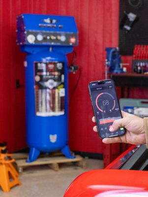 Image showing 8 th Eagle Silent Series 4HP Stationary Compressor