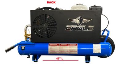 Image showing  10 gal. Electric Start Twin Tank Wheelbarrow Air Compressor, TT55GE