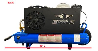 Image showing  10 Gallon Twin Tank Wheelbarrow Air Compressor