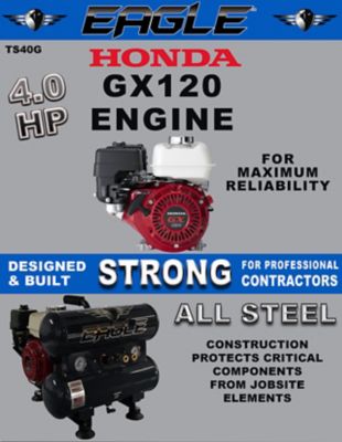 Image showing  4 Gallon Manual Start Portable Air Compressor