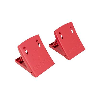 Image showing  Foldable Wheel Chock Red