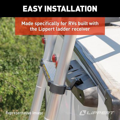 Image showing 7 th Lippert Components 12 ft. RV Utility Ladder