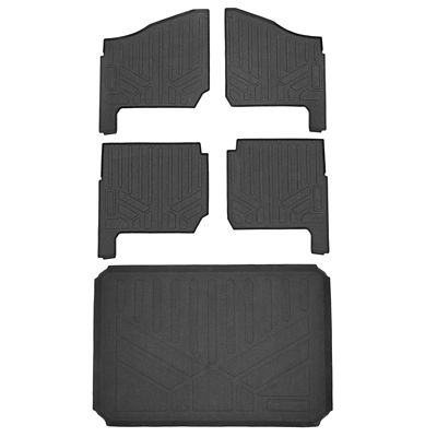 SMARTLINER 2 Row & Bed UTV Liners for 2019-2021 Polaris Ranger Crew 1000 (Only Fits 6 Passenger )