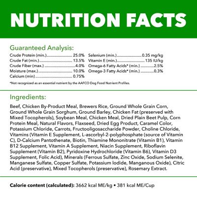 Image showing 8 th Iams Proactive Health Beef and Rice Recipe Adult Dry Dog Food