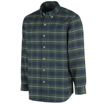 Image showing  Men's Long-Sleeve Heavy Flannel Shirt