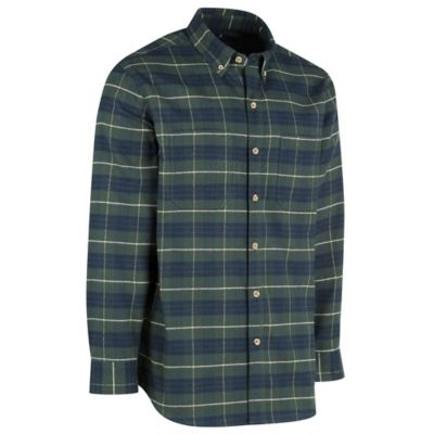 Image showing  Men's Long-Sleeve Heavy Flannel Shirt