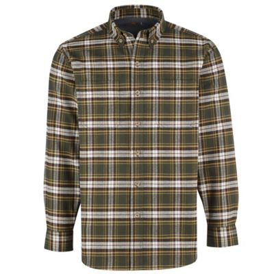 Image showing  Men's Long-Sleeve Heavy Flannel Shirt