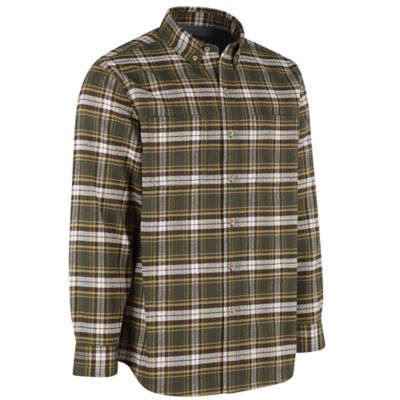 Image showing  Men's Long-Sleeve Heavy Flannel Shirt