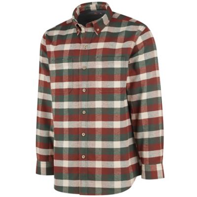 Image showing  Men's Long-Sleeve Heavy Flannel Shirt
