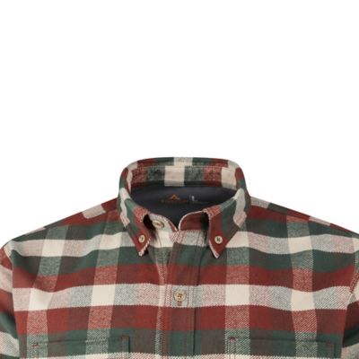 Image showing  Men's Long-Sleeve Heavy Flannel Shirt