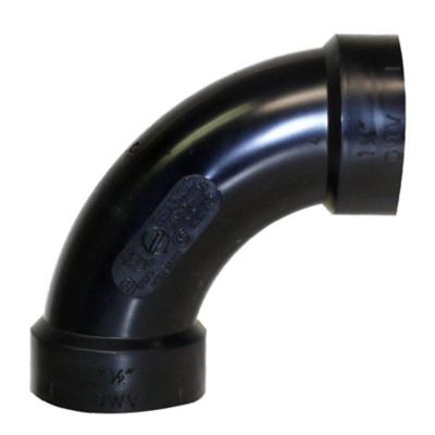 Icon 90 Degree ABS Elbow Fitting Long Sweep Hub-Hub, 14846