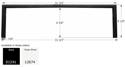 Icon Travelaire Standard RV Step Trim, 1241