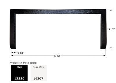 Icon Entry Door Step Trim, 32 in. x 13 1/2 in., 14397