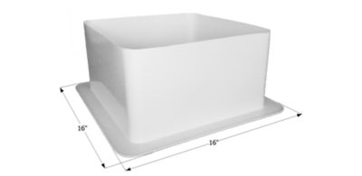 Icon Skylight/Vent Inner Garnish for 14 in. x 14 in. Skylight and Vent Openings, SL1414