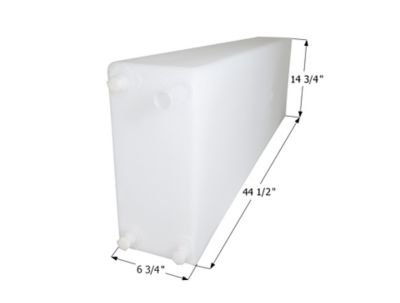 Icon Fresh Water Tank, WT3742, 44 1/2x14 3/4x6 3/4, 18 Gal, 14434