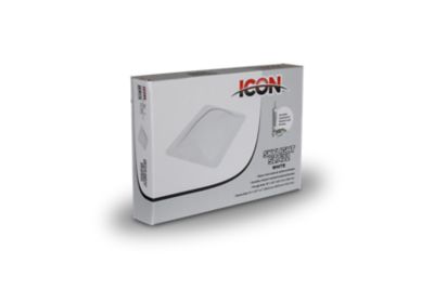 Icon RV Skylight Kit, Includes Screws and Sealant, White, 22 in. x 14 in. x 4 in.