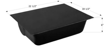 Icon Holding Tank HT630-ED, 22 1/2x18 1/2x6, 8 Gal