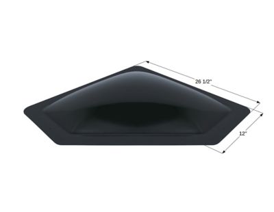 Icon RV Skylight, Black, 22-1/2 in. x 9 in. x 4-3/8 in., NSL229
