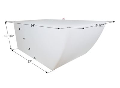 Icon Jayco Fresh Water Tank WT3613, 34x18 1/2x13 1/4, 31 Gal