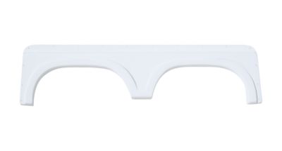 Icon Tandem Axle Fender Skirt for Universal Fit, White, FS600