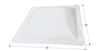 Icon RV Skylight, White, 24 in. x 24 in. x 5 in., SL2424