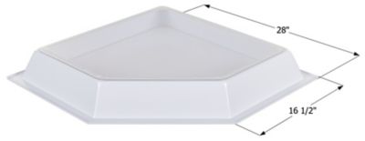Icon Skylight Inner Dome for 25-1/2 in. x 14-1/2 in. Skylight Openings, NSL2515