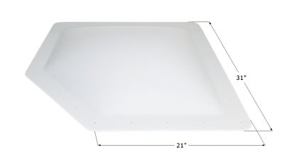 Icon RV Skylight, White, 25-1/4 in. x 15-1/2 in. x 4 in., NSL2616