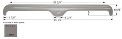 Icon Tandem Axle Fender Skirt for Forest River Models, Gray, FS2097