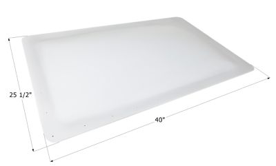 Icon RV Skylight, Gray, 36 in. x 21.5 in. x 4 in., SL2236