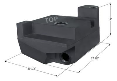 Image showing  Holding Tank H3979, 27 5/8x20 1/2x17, 20 Gal