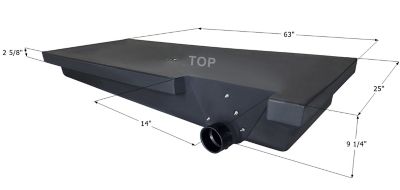 Icon Jayco Holding Tank H3595RH, 63x25x9 1/4, 39 Gal