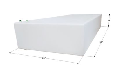 Icon Jayco Fresh Water Tank WT3545, 63x26x10, 64.5 Gal, 14027
