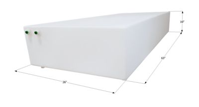 Icon Jayco Fresh Water Tank WT3545, 63x26x10, 64.5 Gal, 14029