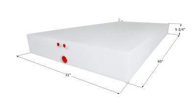 Icon Jayco Fresh Water Tank, WT3544, 60x31x5 3/4, 42 Gal, 14235