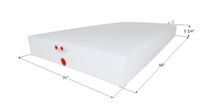 Icon Jayco Fresh Water Tank, WT3544, 60x31x5 3/4, 42 Gal, 14236