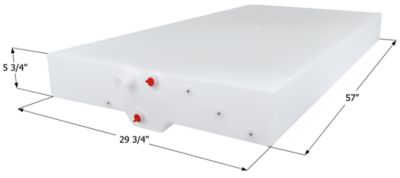 Icon Forest River Fresh Water Tank WT3881, 57x29 3/4x5 3/4, 40 Gal, 14988